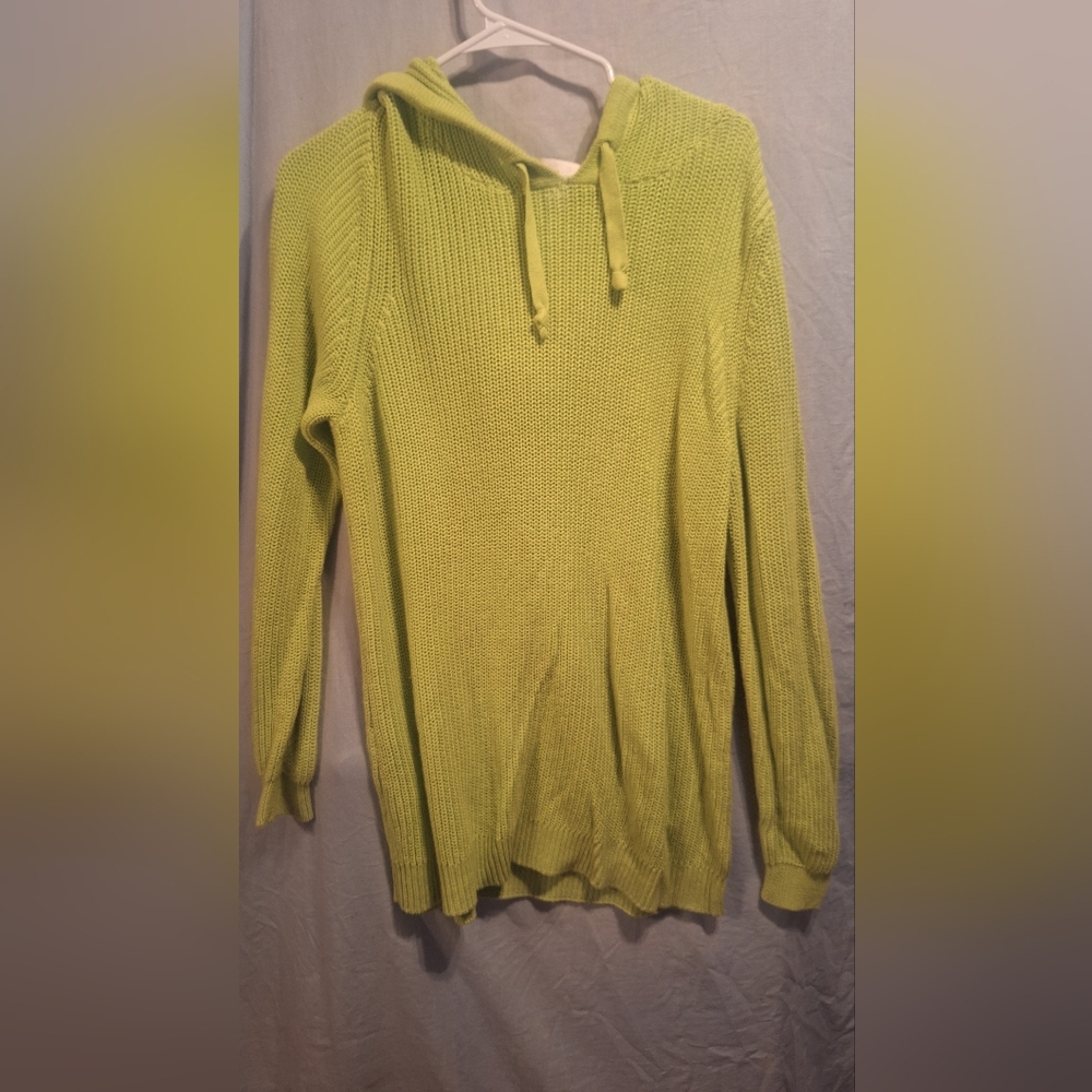 Belle By Kim Kravel- Lime Green Women's Sweater